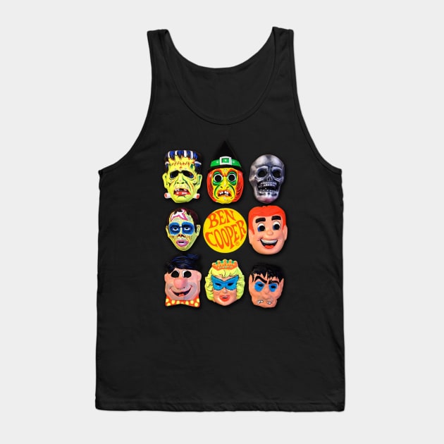 Vintage Ben Cooper Halloween Masks Tank Top by offsetvinylfilm